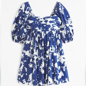 The A&F Emerson Poplin Putt Sleeve Mini Dress NWT